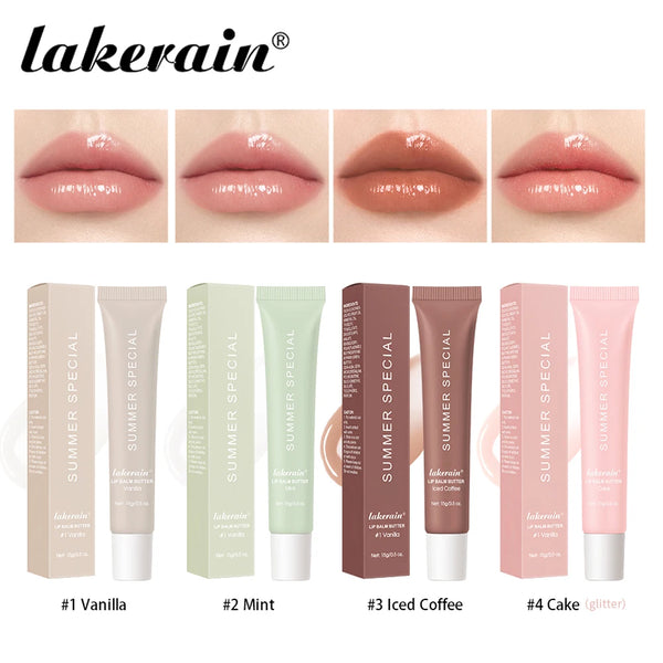 Lip Balm Set Lip Gross 4 Pack 1 Kit Deep Moisturizing Lip Glaze Smoothing Color Lips Oil Long Lasting Nourishing Lip Care.